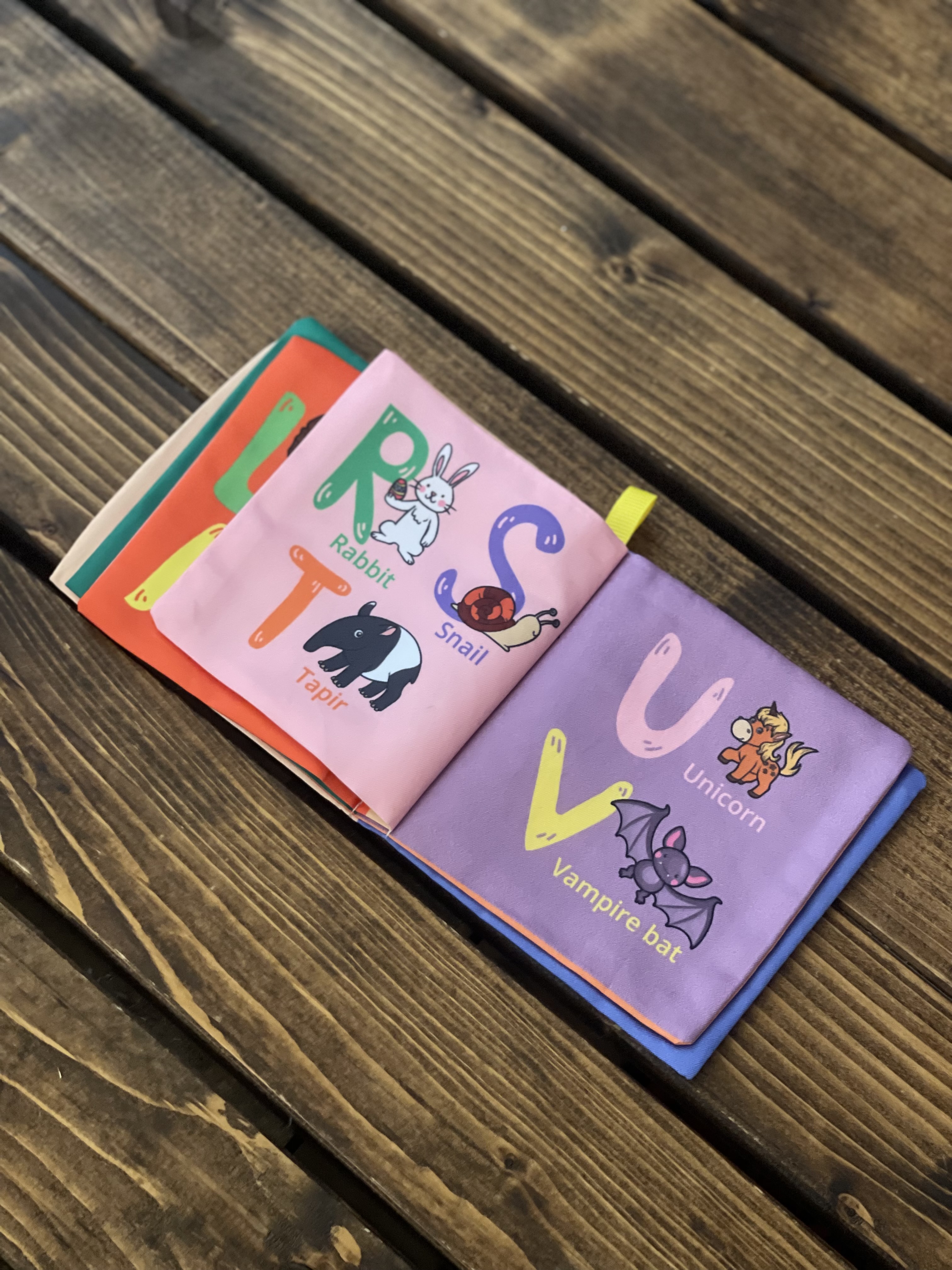 کتاب پارچه ای آموزشی خشخشی